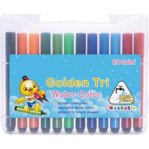 24 Colors Watercolor Pen Brush Markers Manga Books Drawing Sketching Coloring Painting Set For Schools Art Stationery Supplies