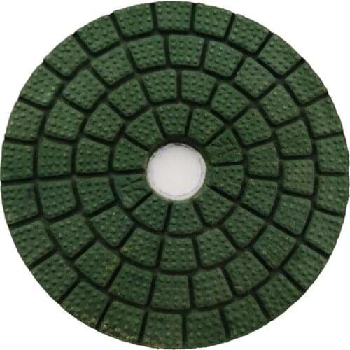 4 Inch Diamond Polishing Pad Green Concrete Floor Thickness 8mm Burnishing Buffing Cleaning