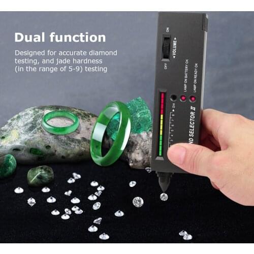Diamond Tester Pen High Accuracy Diamond Tester with Case Jewerly Diamond Selector for Professional Novice Expert