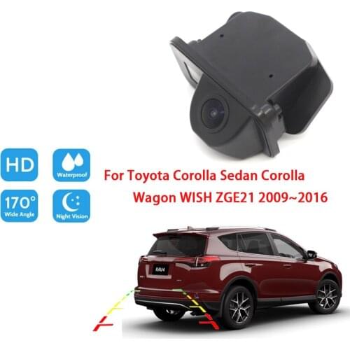 Car rear view camera For Toyota Corolla Sedan Corolla Wagon WISH ZGE21 2009 ~ 2016 CCD Full HD Reverse Parking Camera Waterproof