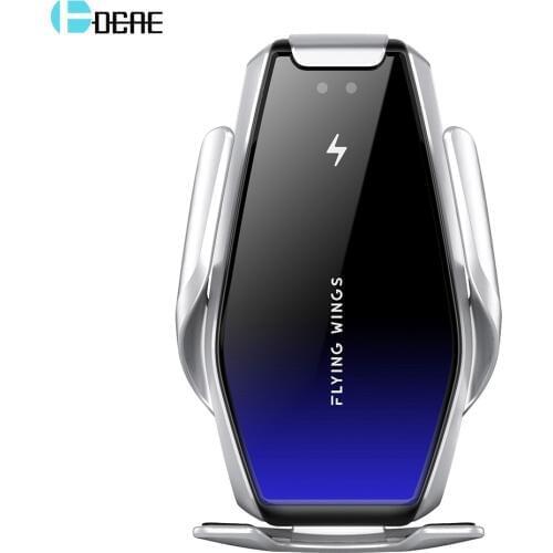 DCAE 15W Car Qi Wireless Charger Automatic Clamping for iPhone X 8 XR 11 12 Pro XS Samsung S20 S10 Air Vent Mount Phone Holder