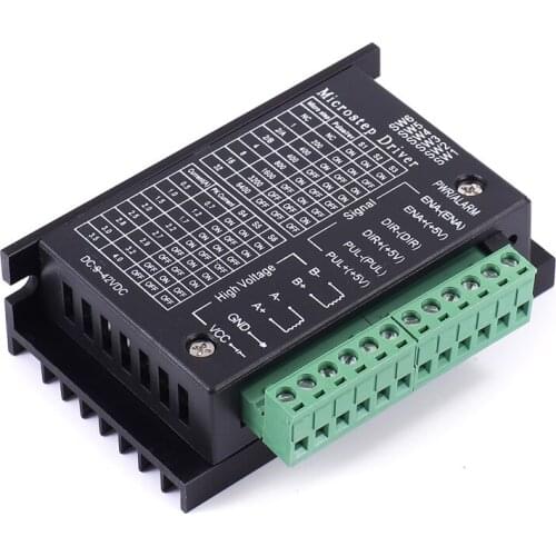 1pc Stepper Motor Driver TB6600 Upgrade Nema 23 Nema17 4A DC9-42V For NEMA23 Motor CNC Router Controller Suitable For 3D printer