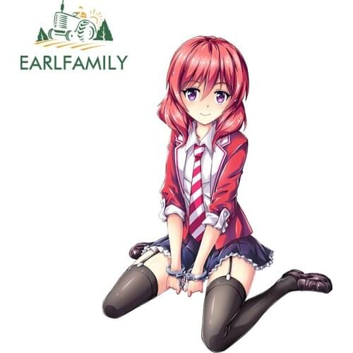 EARLFAMILY 13cm x 9.6cm For Anime Nishikino Maki Creative Car Sticker Auto Refrigerator ATV Decal Waterproof Occlusion Scratch