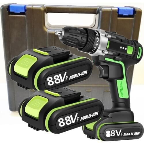 Electric Screwdriver Cordless Electric Mini Drill Lithium-Ion Battery Operated Rechargeable Power Tools 2-Speed