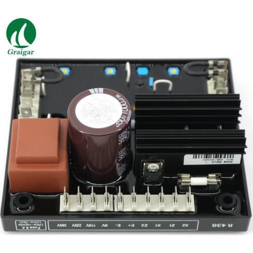 Alternator Generator 220V Automatic Voltage Regulator AVR R438 With Under Frequency LED Indicator