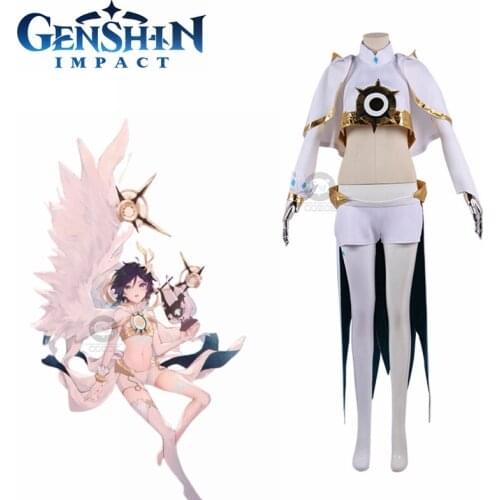Game Genshin Impact Mond Fengshen Barbatos comic version VENTI God costume cosplay men and women Halloween party