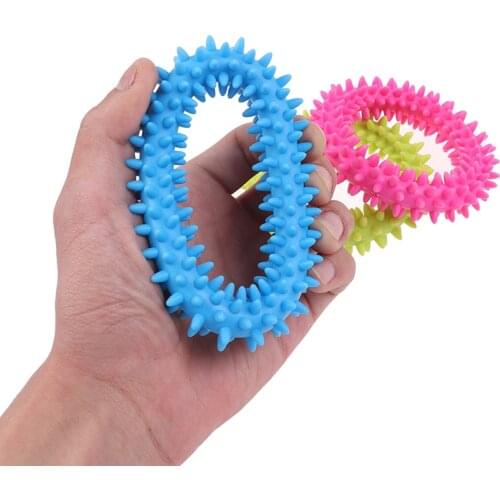Spiky Sensory Tactile Ring Fidget Toys for Kids Antistress Autism Therapy Massage Bracelet ADHD Relieve Stress Toys