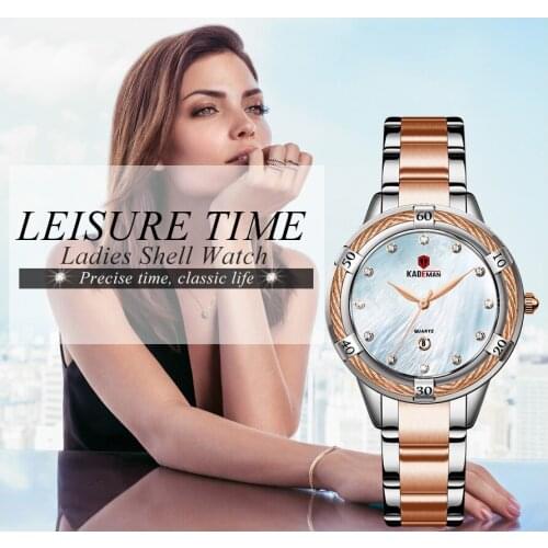 Женские часы нержавеющая сталь KADEMAN China At AliExpress