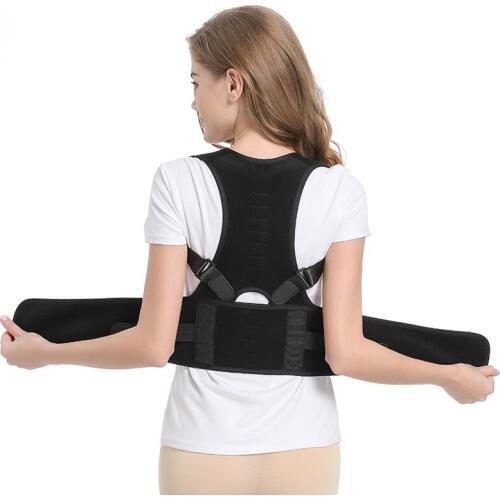 Magnetic Posture Corrector For Women Men Orthopedic Corset Back Support Belt Pain Back Brace Support Belt Magnets Therapy