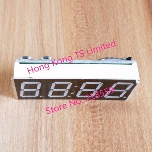 Red Digital Tube Electronic Clock Microcontroller Electronic Meter Combine Electronic Clock red 4-Bit 0.56 inch DS1302 Clock