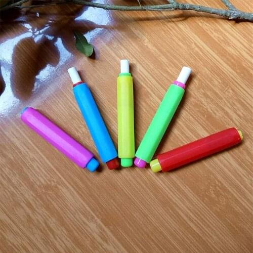 Colourful Chalk Holders Non Dust Clean Teaching Helper Teacher Education Tool wholesales
