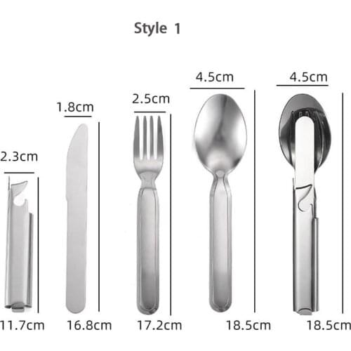 Luxury Cutlery Set Stainless Steel Dinner Set Tableware Christmas Gift Flatware Set 5 Piece Portable Fork Spoon Knife Set Travel