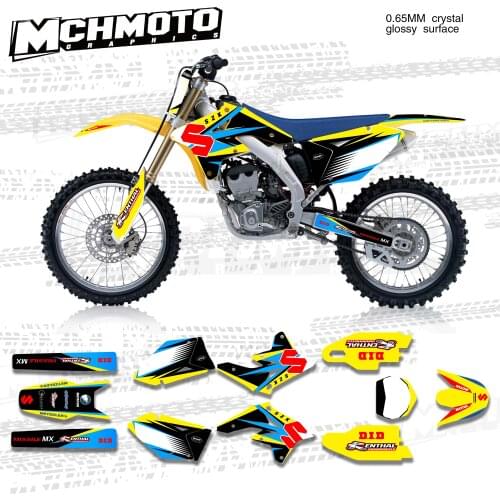 MCHMFG Fairing Sticker for SUZUKI RMZ250 2007 2008 2009 Motocross Decals