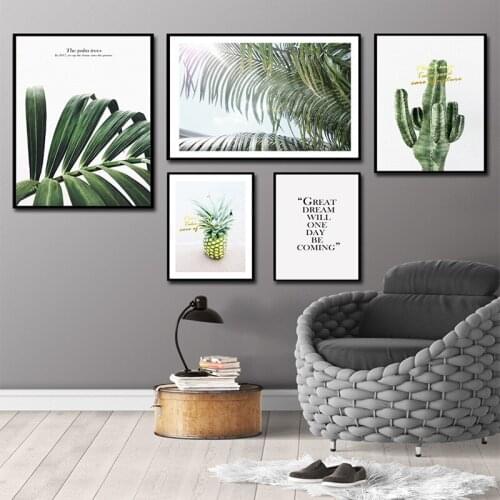 Green Leaf Plants Abstract Girl Curve Wall Art Canvas Painting Nordic Posters And Prints Wall Pictures For Living Room Décor