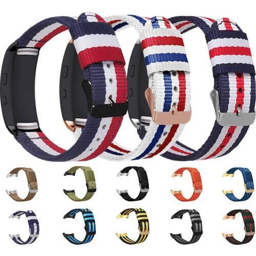 Nylon Sport Watch band For Samsung Gear Fit2 Pro SM-R365 fitness Watch bands Wrist Strap For Samsung Gear Fit 2 SM-R360 Bracelet