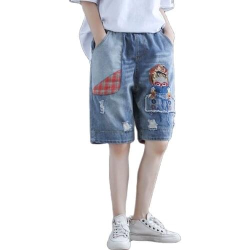 OPHAMEHT Women Jeans Shorts