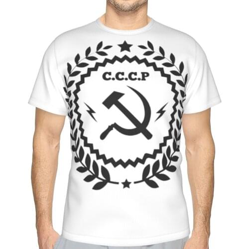 Promo Baseball CCCP Soviet Union The Communist Party T-shirt Funny Graphic Mens T Shirt Print Humor Tops Tees European Size