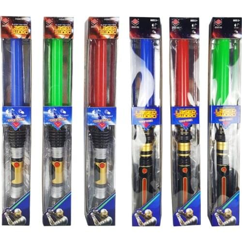 Lightsaber Collision Induction Flashing Stick Led Glowing Music Toy Sword Disney Anime Figure Model Toys Child Gifts
