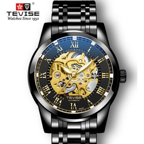 Tevise Mens Stainless Steel Watch