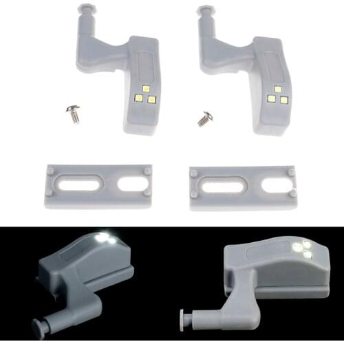 ED Under Cabinet Light Universal Wardrobe Light Sensor Led Armario Inner Hinge Lamp For Cupboard Closet Kitchen
