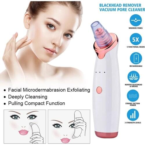 Blackhead Remover Device Electric Facial Cleaning Instrument Pore Vacuum Suction Machine Skin Care Tool Deep Cleansing