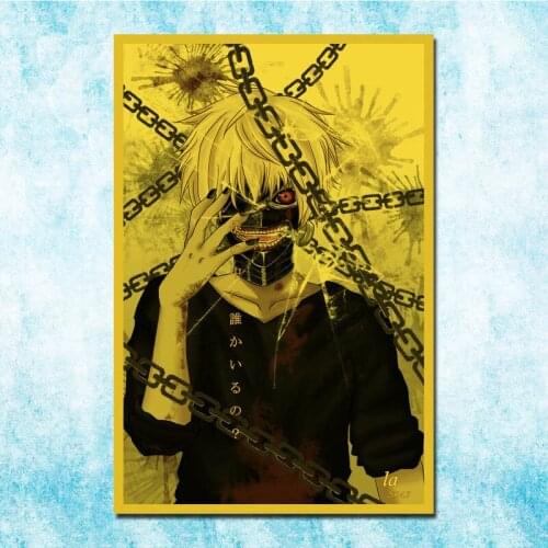 Japanese Anime Tokyo Ghoul Art Silk Poster Canvas Retro Print For Home Room Decor-034
