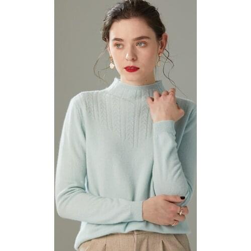 Women Sweaters 100% Cashmere Pullovers 2021 Winter New Arrival O-Neck Jumpers Woman Pure Cashmere Knitwear Girl Clothes Lady Top