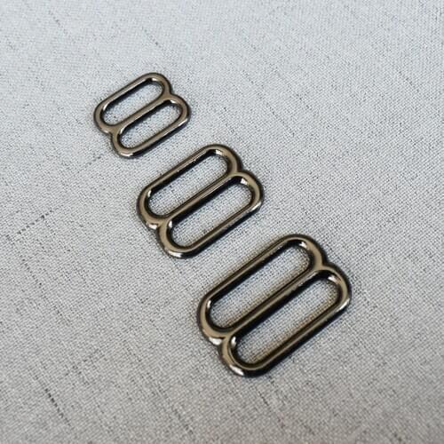 1 Pcs/Pack 15mm 20mm 25mm Metal Adjuster Slider Clasp For Bag Bacpack Dog Collar Sewing Accessory Purse Straps Belt Buckle