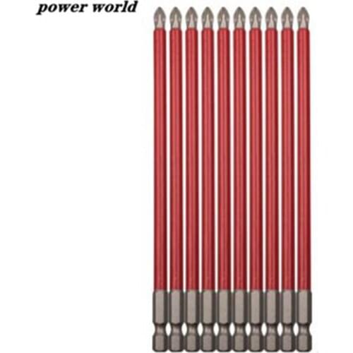 10pcs/set 70mm /150mm Non-slip Magnetic Drill Screwdriver Set Bits S2 Steel Cross Head Group Screwdriver Bit Hand Tools