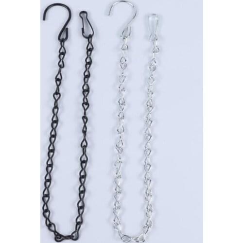 2pcs Hanging Chains for Flower Pot Basket Bird Feeders Planters Lanterns Ornaments Garden Plant Hangers