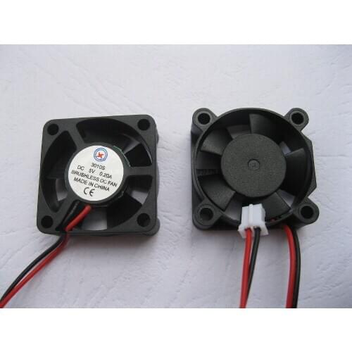 5 Pcs Brushless DC Cooling Fan 5 Blade 3010S 5V 30x30x10mm