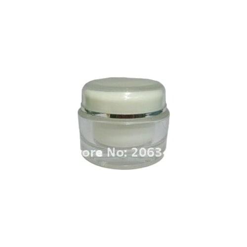 50G acrylic white roundcream bottle ,cosmetic container,,cream jar,Cosmetic Jar,Cosmetic Packaging