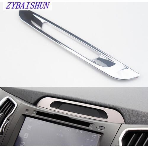 Car styling center console screen trim decoration sticker case for Kia Sportage R 2012-2016