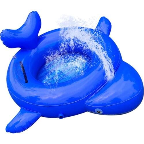 Kids Spray Water Mat Inflatable Children Water Jet Cushion Summer Spouting Whale Water Toy Outdoor Lawn Tub Swiming Pool Toy