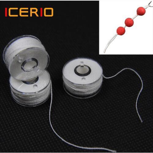 ICERIO 50PCS 20m/spool Carp Fishing Environmentally Water Dissolving No-residue PVA Original String