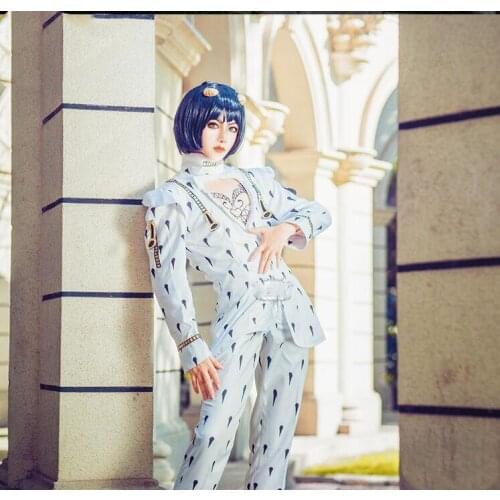 Anime JOJO 5 JoJos Bizarre Adventure Golden Wind Bruno Bucciarati Cosplay Costume halloween costume