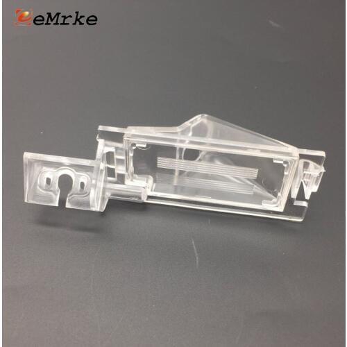 EEMRKE Car Rearview Camera Bracket License Plate Lights Housing Mount for Dodge Caliber 2007 2008 2009 2010 2011 2012