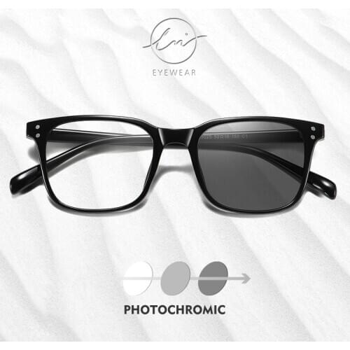 LM Photochromic Blue Light Blocking Glasses Unisex Clear Lens Computer Goggles Women Men Anti Blue Light UV400 Gaming Glasses