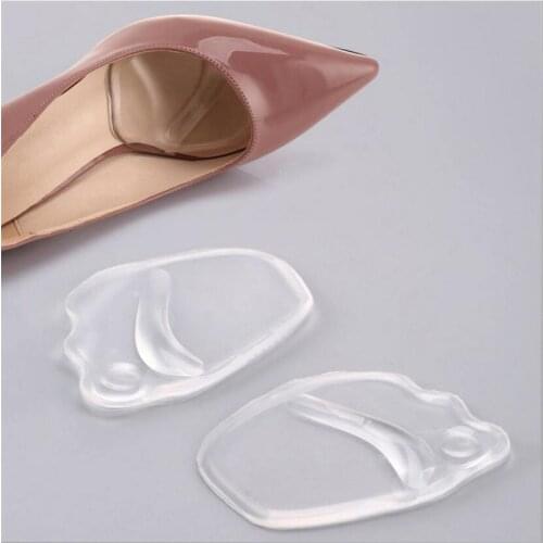 Foot Care Silicone Gel Forefoot Insole Shoes Pads High Heel Orthopedic Insole Anti-Slip Foot Protection Foot Patch Pain Relief