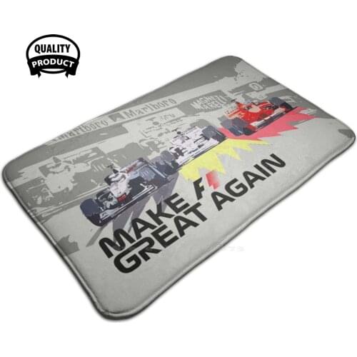 Make Great Again Door Mat Foot Pad Home Rug Michael Schumacher Mika Hakkinen Riccardo Zonta Mclaren Bar Spa Francorchamps