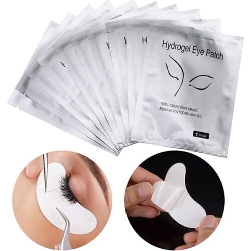 50pairs Eyelash Extension Eye Pads Supplies for Eye Patches Lash Extension Eyelash Pad Gel Patch Beauty Makeup Tools Accessories