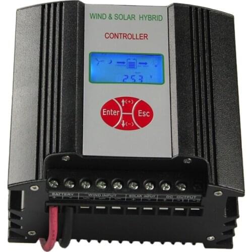 Factory direct selling 24V/48V mppt wind and solar hybrid charge controller
