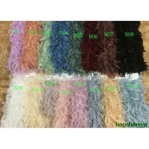 Spot high imitation feather down fabric, imitation turkey feather clothing artificial plush fabric