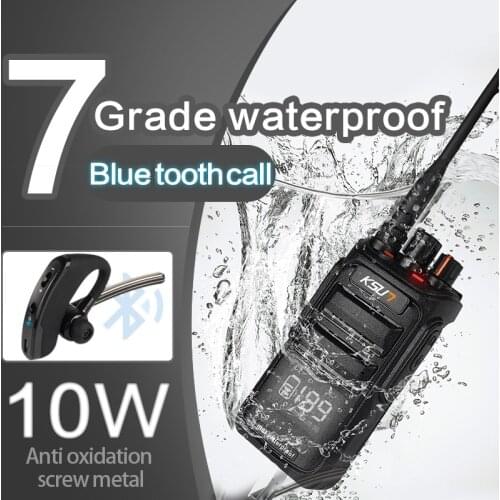 Trucker Walkie Talkie Bluetooth-compatible Wireless Set Radio Receiver Station Professional Communicator Handy Intercom KSUN P80