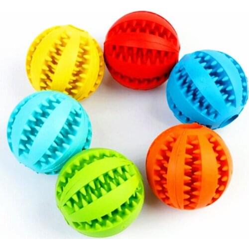 Toys for Dogs Rubber Dog Ball For Puppy Funny Dog Toys For Pet Puppies Large Dogs Tooth Cleaning Snack Ball Toy For Pet Products