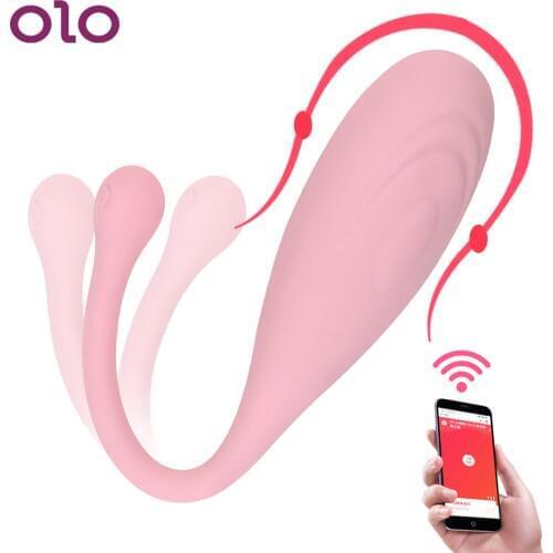 OLO 8 Speed Ben Wa Balls Jump Eggs Kegel Balls Erotic Vaginal Tight Exercise Vibrator Sex Toys For Women Vibrating Eggs