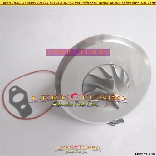 Turbo Cartridge CHRA GT1544S 701729-5010S 701729 For AUDI A2 VW Polo For SEAT Arosa Cordoba For SKODA Fabia AMF 1.4L 75HP