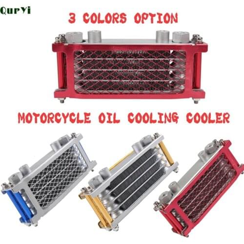 Universal Oil Cooler for Dirt Bike Pit Bike Monkey Bike ATV Quad Motorcycle Radiator Oil Cooler Cooling ATV 110cc 125CC 140cc