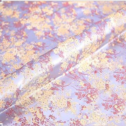 High end Metallic Jacquard Brocade Fabric, silk nylon 3D jacquard fabric for Coat Dress table cloth decorative home tissue