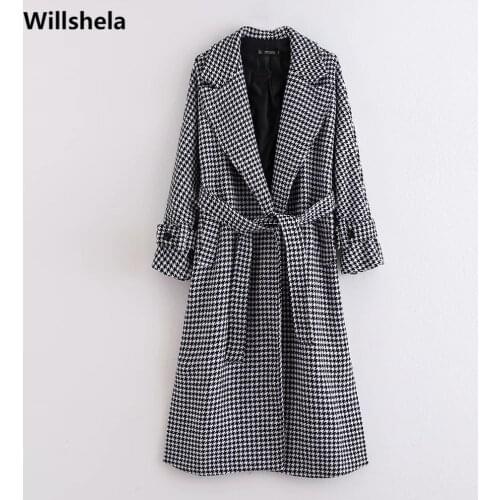 Женские пальто Willshela China At AliExpress